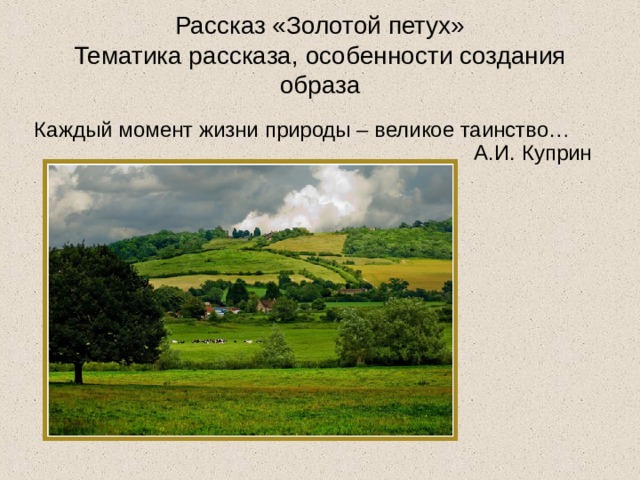 Расскажи золотая. Куприн золотой петух презентация 5 класс. Основная мысль рассказа золотой петух. Основная мысль рассказа золотой петух Куприна. Рассказ золотой петух.