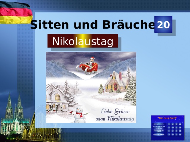 20 Sitten und Bräuche   Nikolaustag  