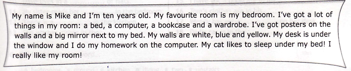 Mike is reading. My favourite Room. Mike is my friend text читать