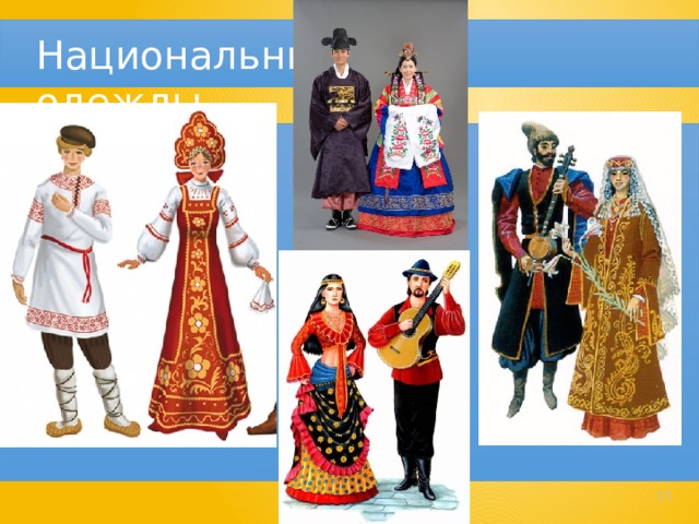 Национальные одежды   