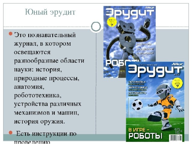 Электронный журнал эрудит