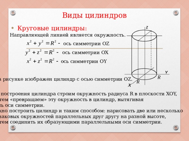 Цилиндр является поверхностью