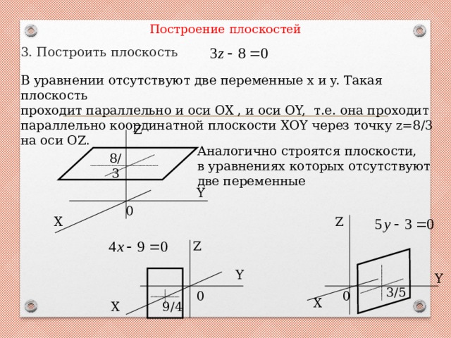 Нарисовать плоскость онлайн