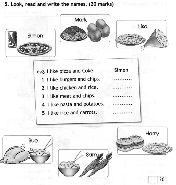 Спотлайт 6 on the menu презентация