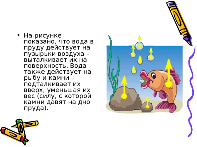 Кнопку опустили в мензурку с водой так как показано на рисунке вычислите выталкивающую силу