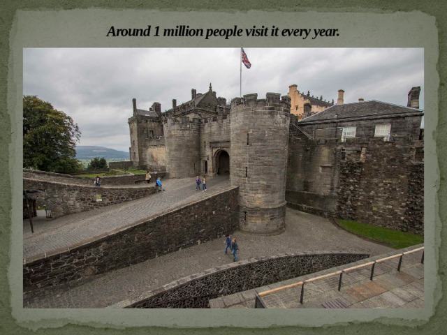 Around 1 million people visit it every year. 