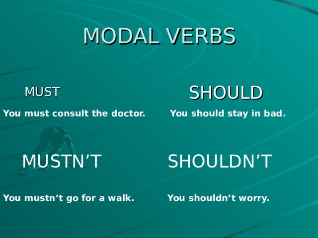 Modal verbs презентация 6 класс