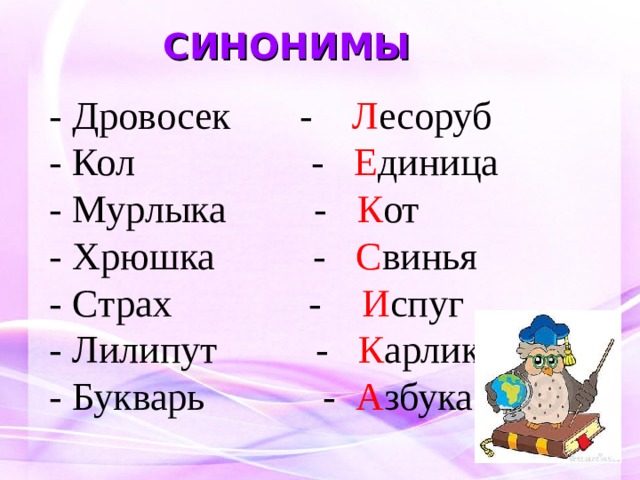 Кот синоним. Кот синонимы. Дровосек синонимы. Подберите и запишите синонимы к слову хрюшки. Страх синоним.