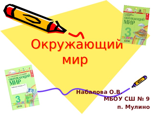 Окружающий мир Набалова О.В. МБОУ СШ № 9 п. Мулино 