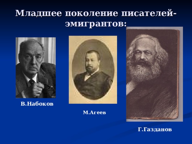 Поколения писателей. Младшее поколение писателей в эмиграции. Младшее поколение писателей русского зарубежья. Эмиграция писателей. Писатели России эмигранты.