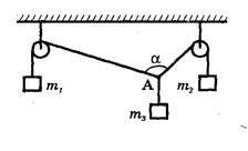 Подвешенный блок. К концам нити переброшенной через два блока подвесили грузы м1 и м2. Три груза два блока. Повесить через блоки. К концам нити перекинутой через два блока подвесили грузы м1 и м2.