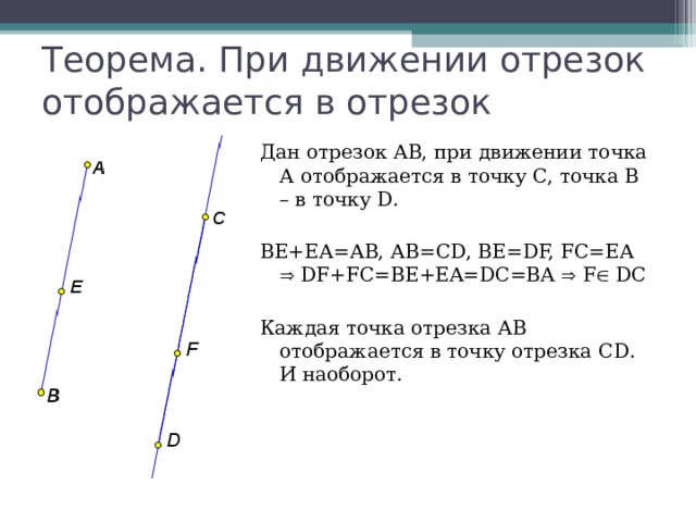 Постройте отрезок равный