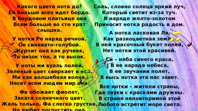 Голос словно. Какого цвета Ноты. Цвет Ноты соль. Стих цвет радуги какого цвета Нота до ей больше всех идет бордо. Бордо какие Ноты.