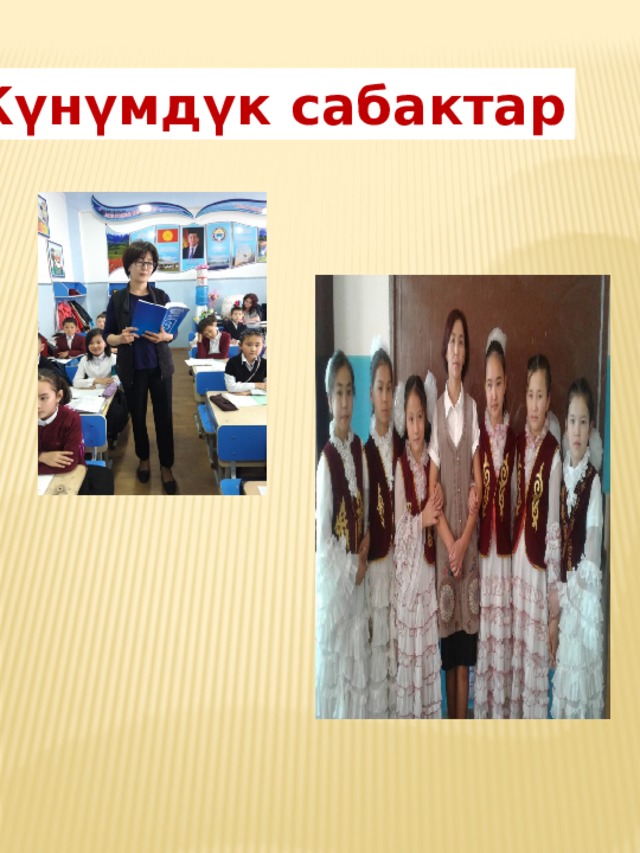 Күнүмдүк сабактар  