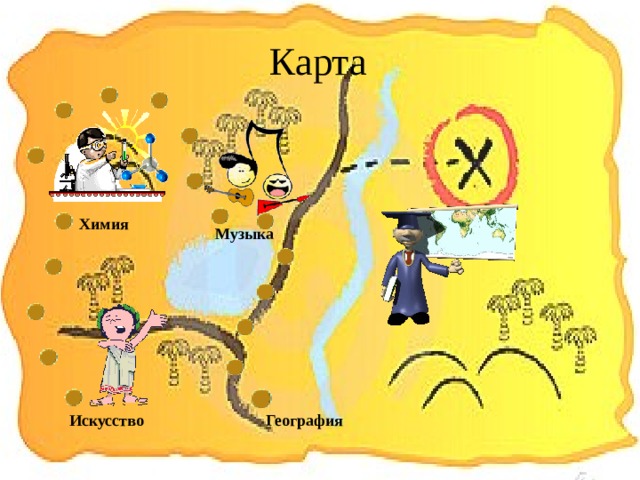 Карта Химия Музыка География Искусство  