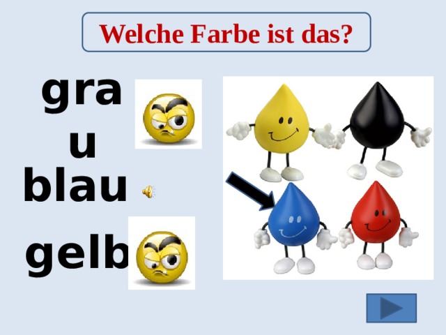 Welche Farbe ist das? grau blau gelb 