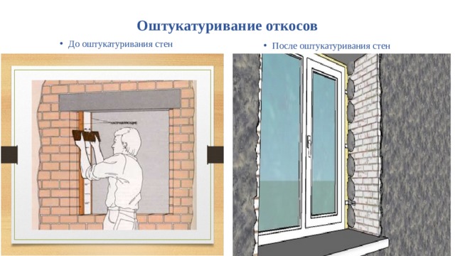 Оштукатуривание дверных проемов презентация