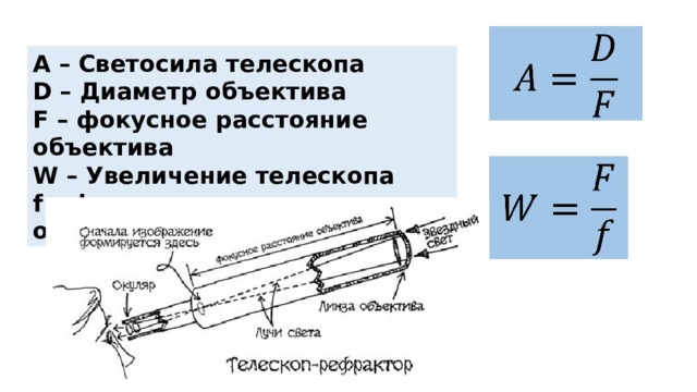 Мощность любого телескопа а следовательно и четкость изображения возрастает