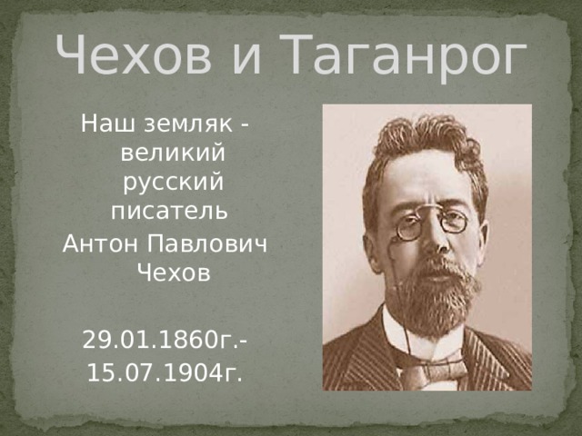 11 апреля чехов. Чехов день рождения. Чехов 19 января 1860г. 29 Января Чехов.