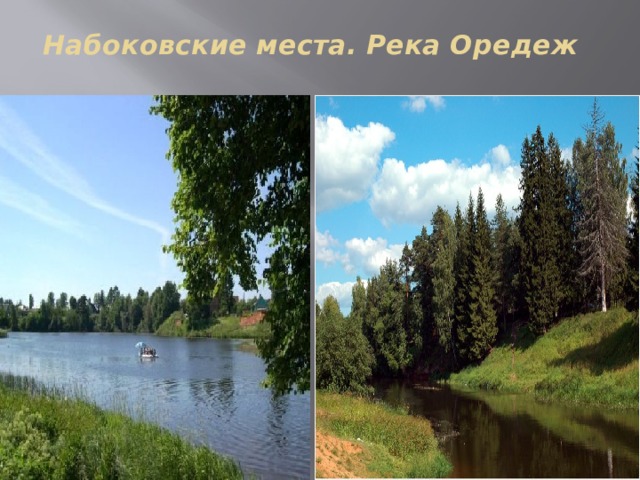 Набоковские места. Река Оредеж   