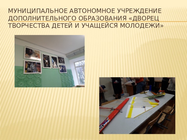Муниципальное автономное учреждение дополнительного образования «Дворец творчества детей и учащейся молодежи» 