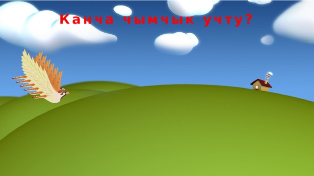 Канча чымчык учту?    