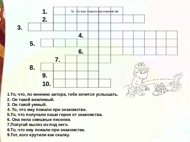 Г остер будем знакомы 2 класс презентация