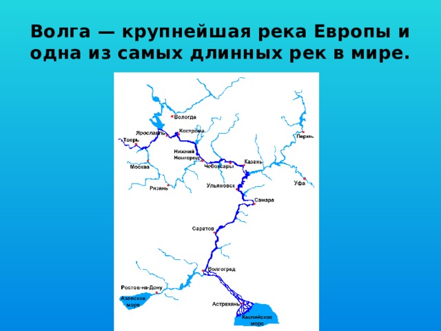 Volga is longest river