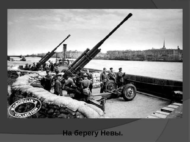 На берегу Невы.  