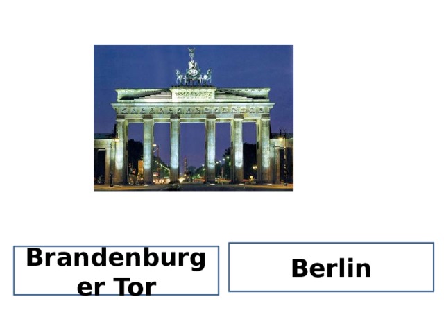 Berlin Brandenburger Tor  