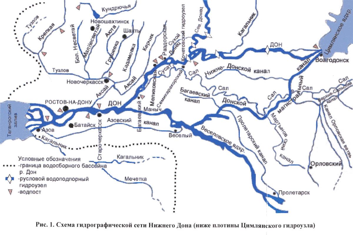 Карта реки Дон в Ростовской области – путеводитель рыбакам