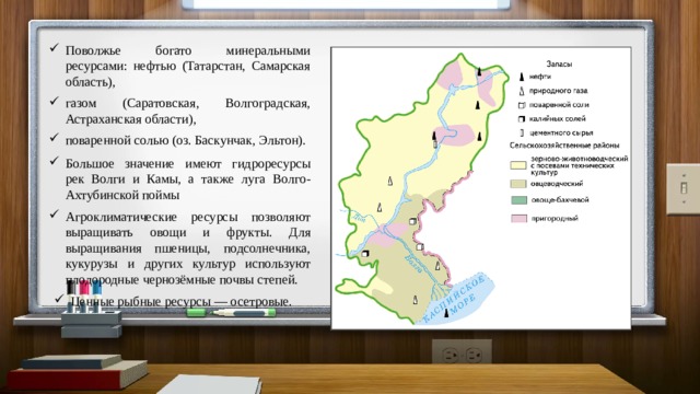 План характеристики поволжья