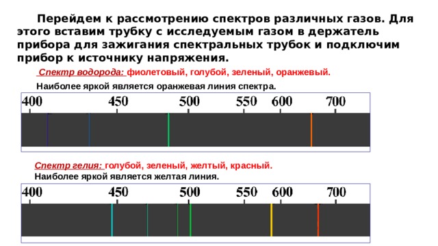 Почему отличаются линейчатые спектры различных газов. Спектральные трубки. Прибор для зажигания спектральных трубок. Спектральные трубки как подключить. Наблюдение линейчатого спектра водорода.