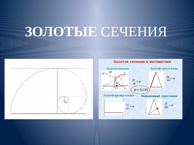 Золотые сечения