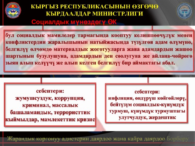 Социалдык мүнөздөгү ӨК 