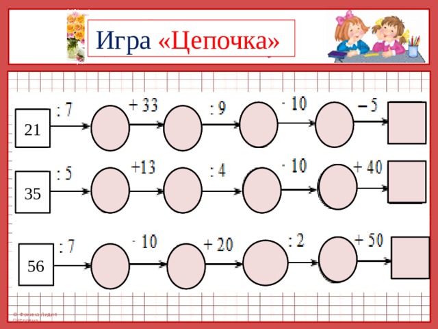 Игра цепочка