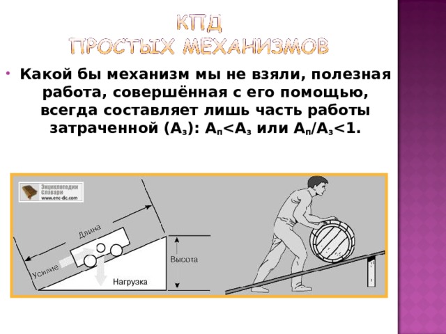 Какую полезную работу совершает