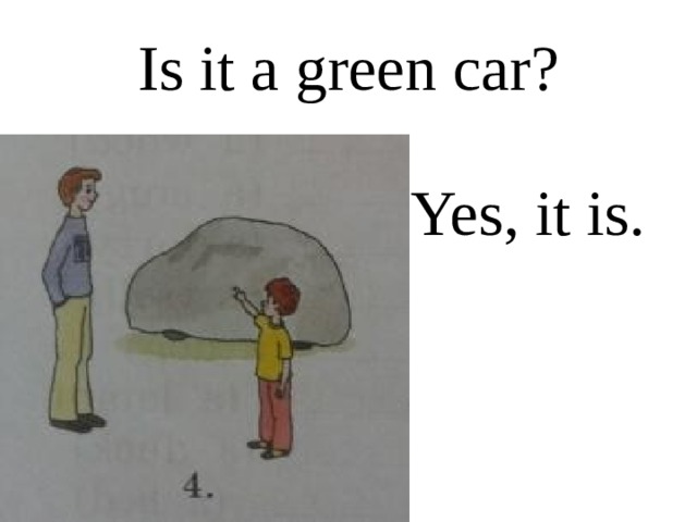 Is it a green car? Yes, it is. 