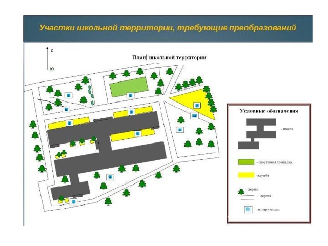 План территории школы