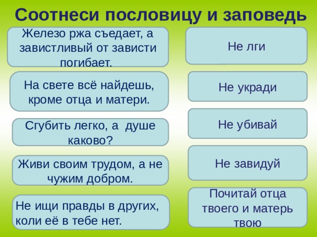 Определи главную мысль рассказа соотнеси ее с пословицей лад и согласие первое счастье