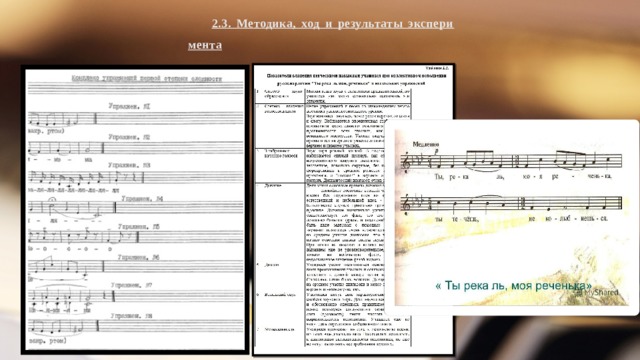 2.3. Методика, ход и результаты экспери­мента 