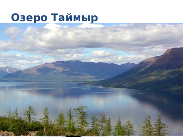 Озеро Таймыр 