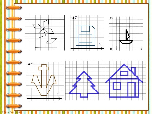Картинки для чертежника с координатами