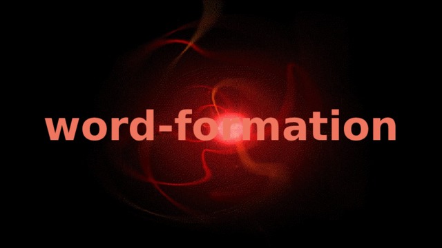 word-formation