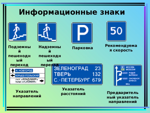 Презентация к уроку ом "Дорожные знаки"