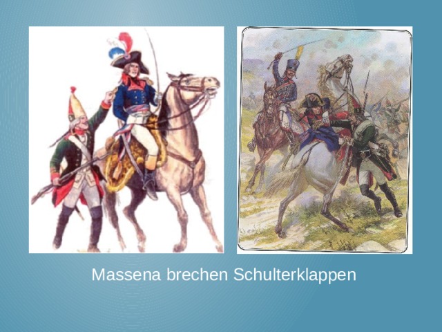  Massena brechen Schulterklappen 