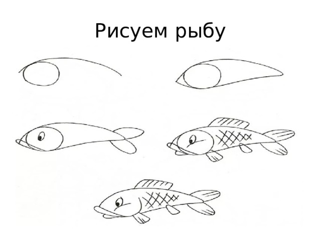 Рисуем рыбу 