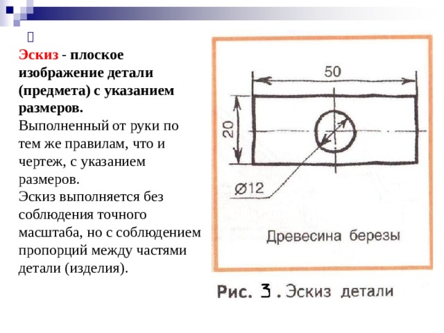 Чертеж это изображение детали