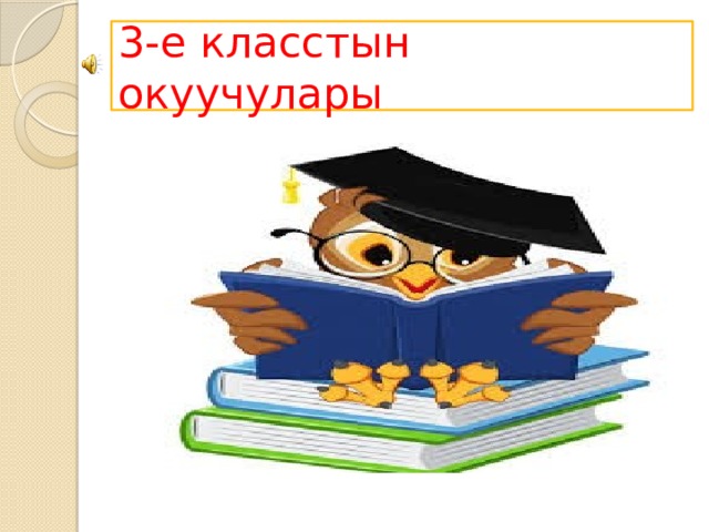 3-е класстын окуучулары 