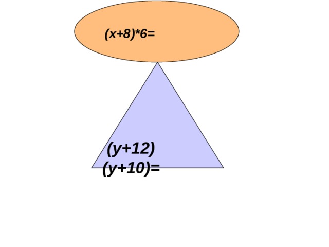 (х+8)*6=  (у+12)(у+10)= 